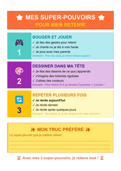 Première page de Fiche élève CP-CE1